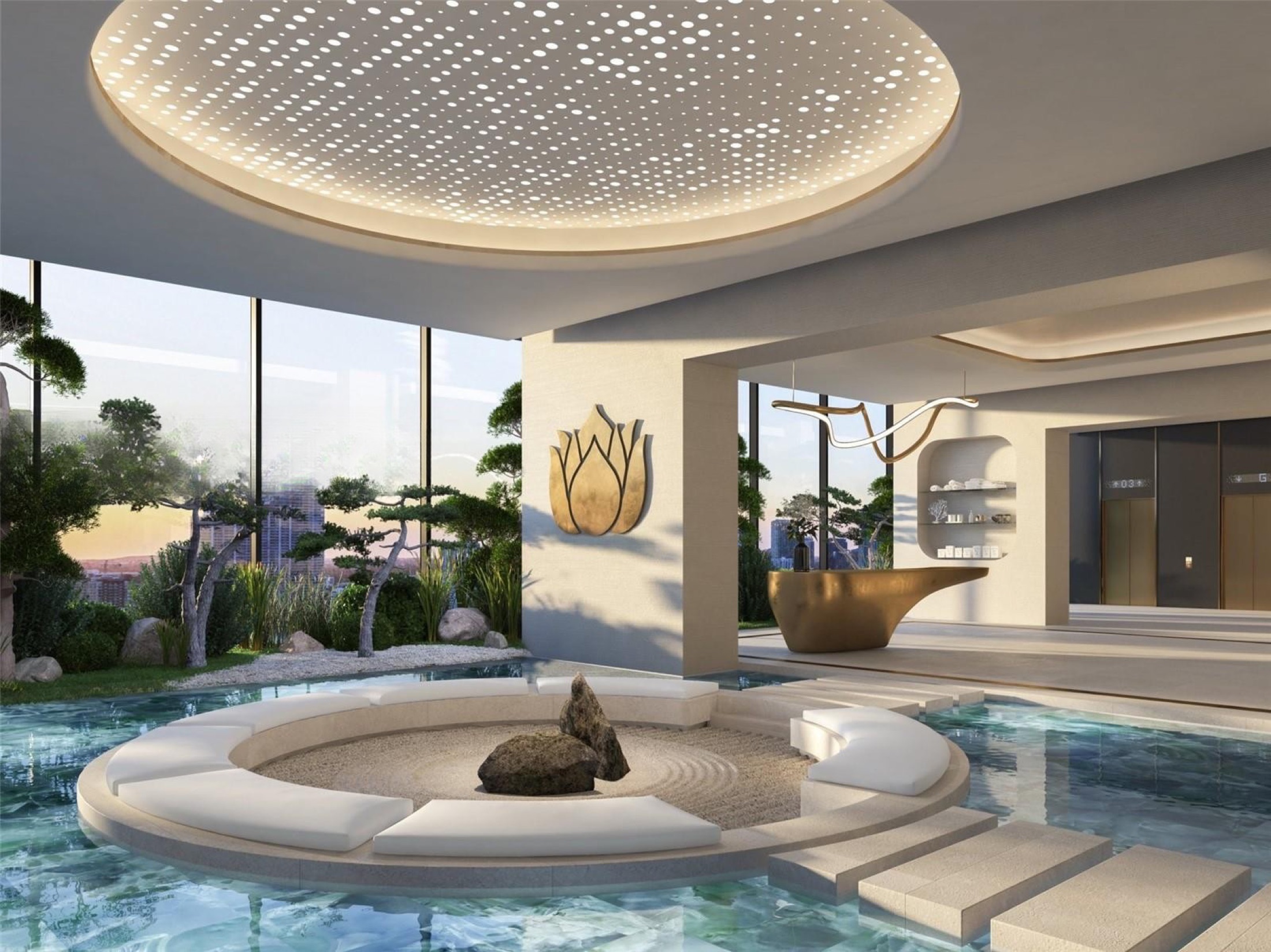 Penthouse 63 lounge above Miami